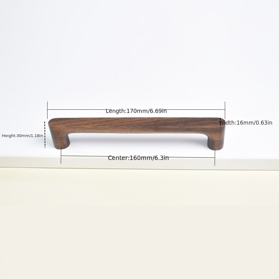 NaturaGrip | Houten kastgrepen – beuken en walnoot, moderne rustieke beslag