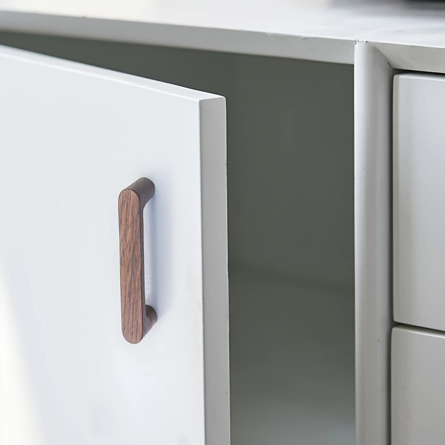 NaturaGrip | Houten kastgrepen – beuken en walnoot, moderne rustieke beslag