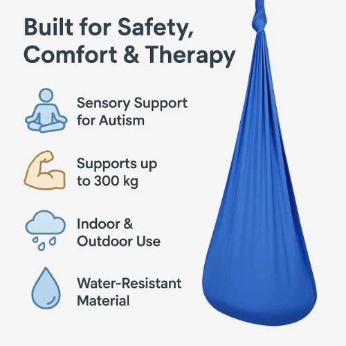FloatJoy | Therapeutische sensorische schommel voor autisme – Rustgevende schommel voor binnen en buiten voor kinderen en volwassenen