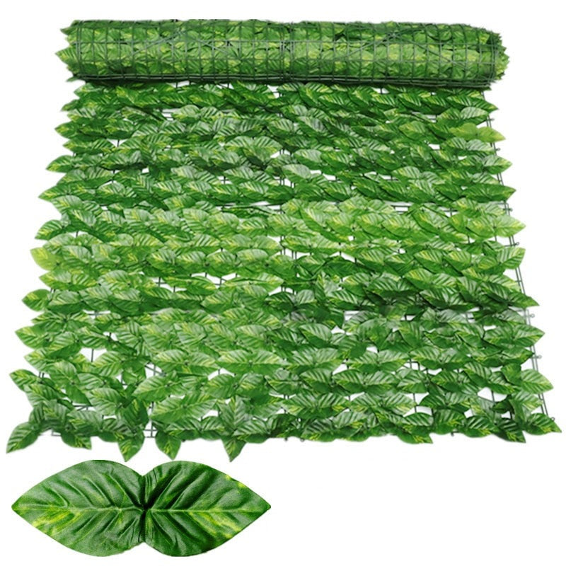 LeafBarrier | Kunstmatige privacy schuttingpanelen – kunstmatige klimopblad-scherm