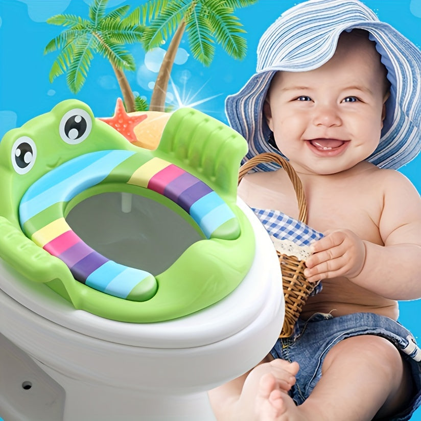LeapLoo | Kikker Potty Training Seat voor peuters - Schattige Draagbare Dekking voor de Toiletbril