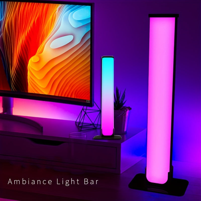 PrismBars | Slimme RGB LED-lichtbalken 2-delig - App & afstandsbediening, muzieksynchronisatie, TV-achtergrondverlichting