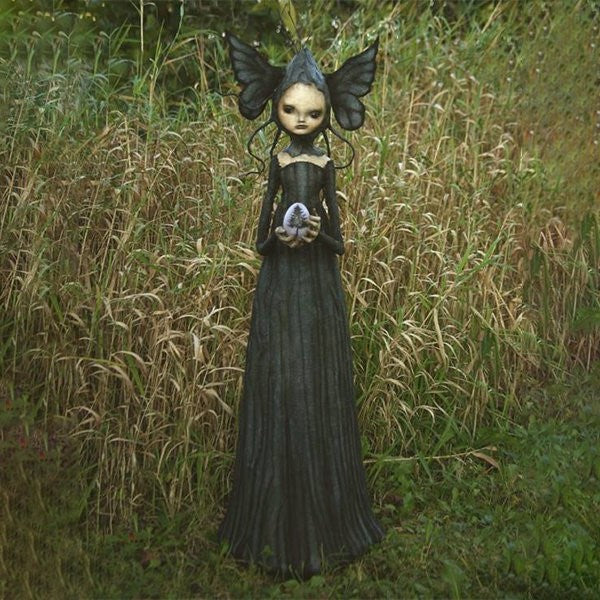 MysticWitch | Griezelige heksensculpturen – Duistere bizarre kunst, Halloween-decoratie, gotische woondecoratie