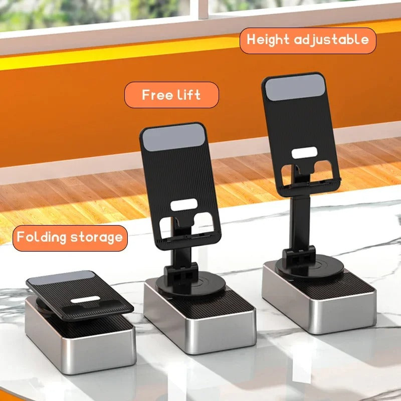 PowerPod | 3-in-1 Telefoonhouder met Bluetooth Speaker & Powerbank – Bureaustandaard
