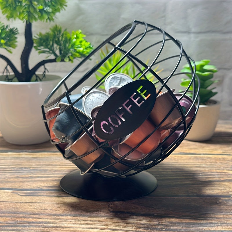 Vesca | Tilted Coffee Pod Caddy – Stylish Capsule Holder for Home Bar, Countertop, Espresso & Kitchen Organization