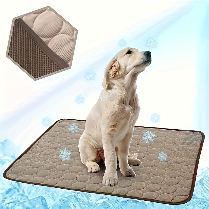 ArcticPup | Koelkussen voor honden - IJs-Silky Ademende Mat, Lichtgewicht, Niet-Elektrische Hitteverlichting