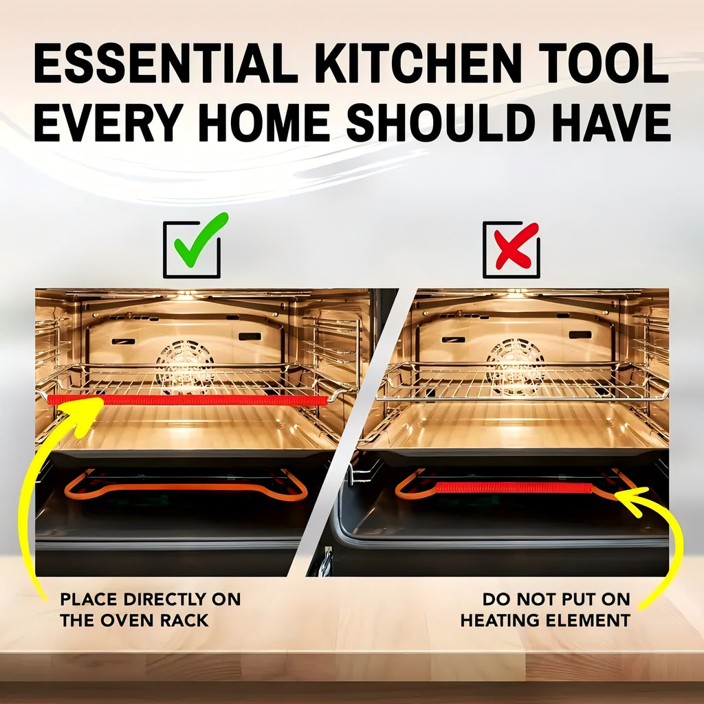 OvenGuard | Siliconen Beschermers voor Ovenrek Randen – 2 Stuks, Hittebestendige Oven Veiligheidsbeschermers