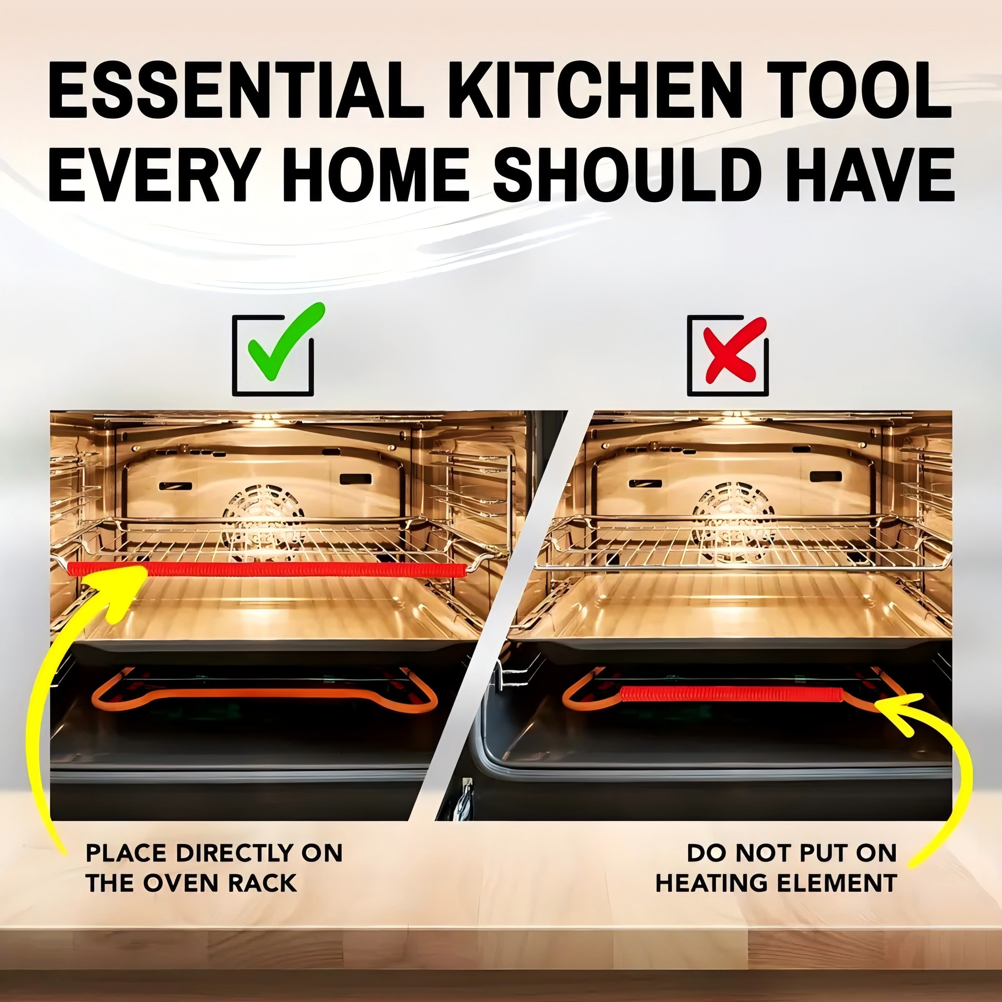 OvenGuard | Siliconen Beschermers voor Ovenrek Randen – 2 Stuks, Hittebestendige Oven Veiligheidsbeschermers