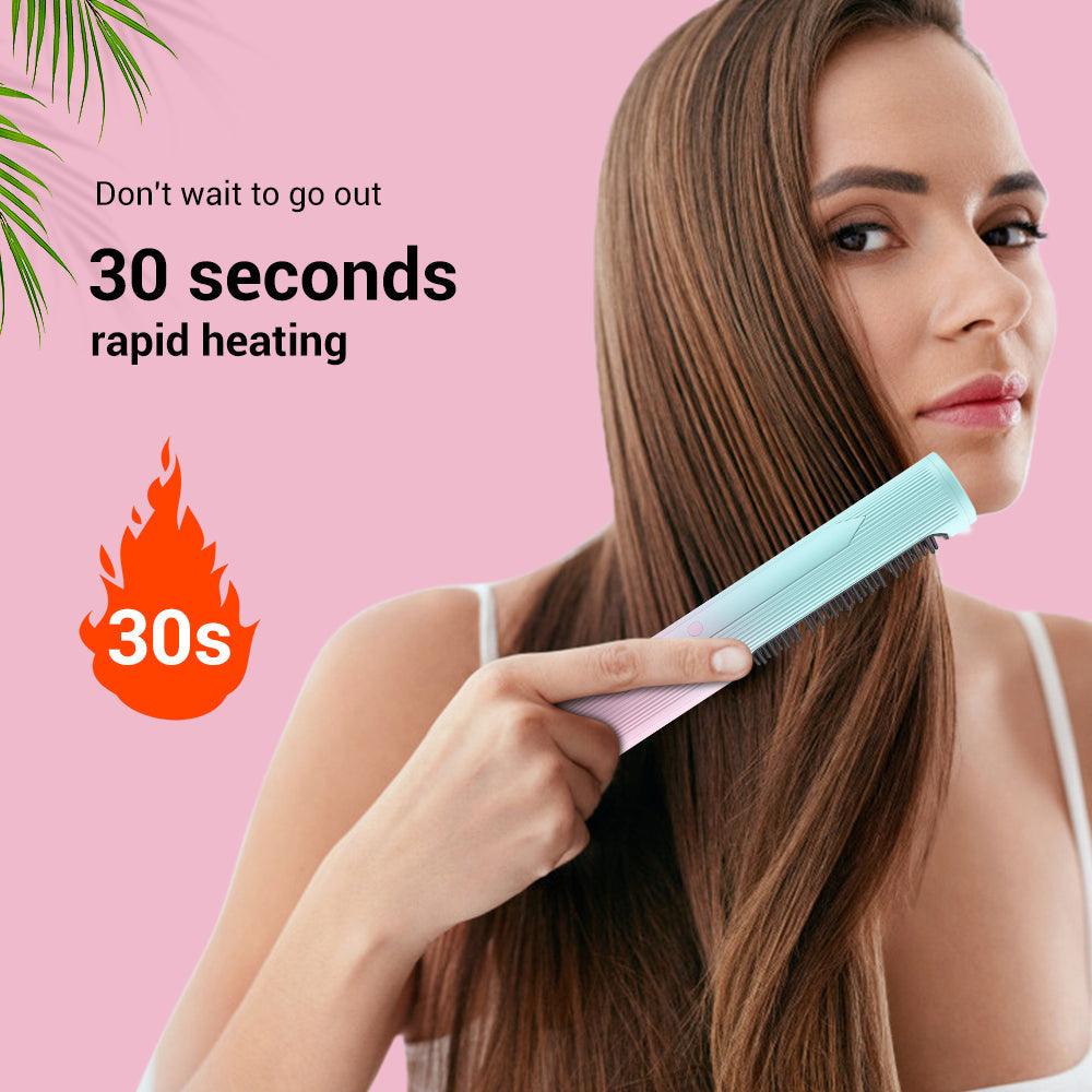 StyleComb | Oplaadbare draadloze stijlkam – draagbare snoerloze ionische stijltangborstel