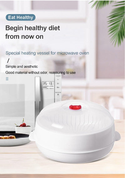 MicroChef | Magnetronstoompan voor snelle en gezonde maaltijden