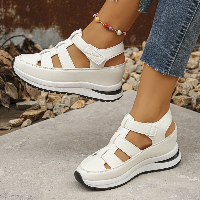 Calyra | Comfortabele Ondersteunende Sandalen – Verstelbare Klittenbandschoenen voor Wandelen