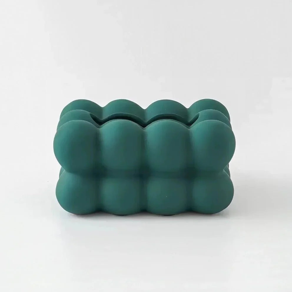 Bubbluxe | Elegant en levendige keramische bubble tissue doos