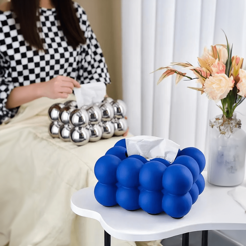 Bubbluxe | Elegant en levendige keramische bubble tissue doos