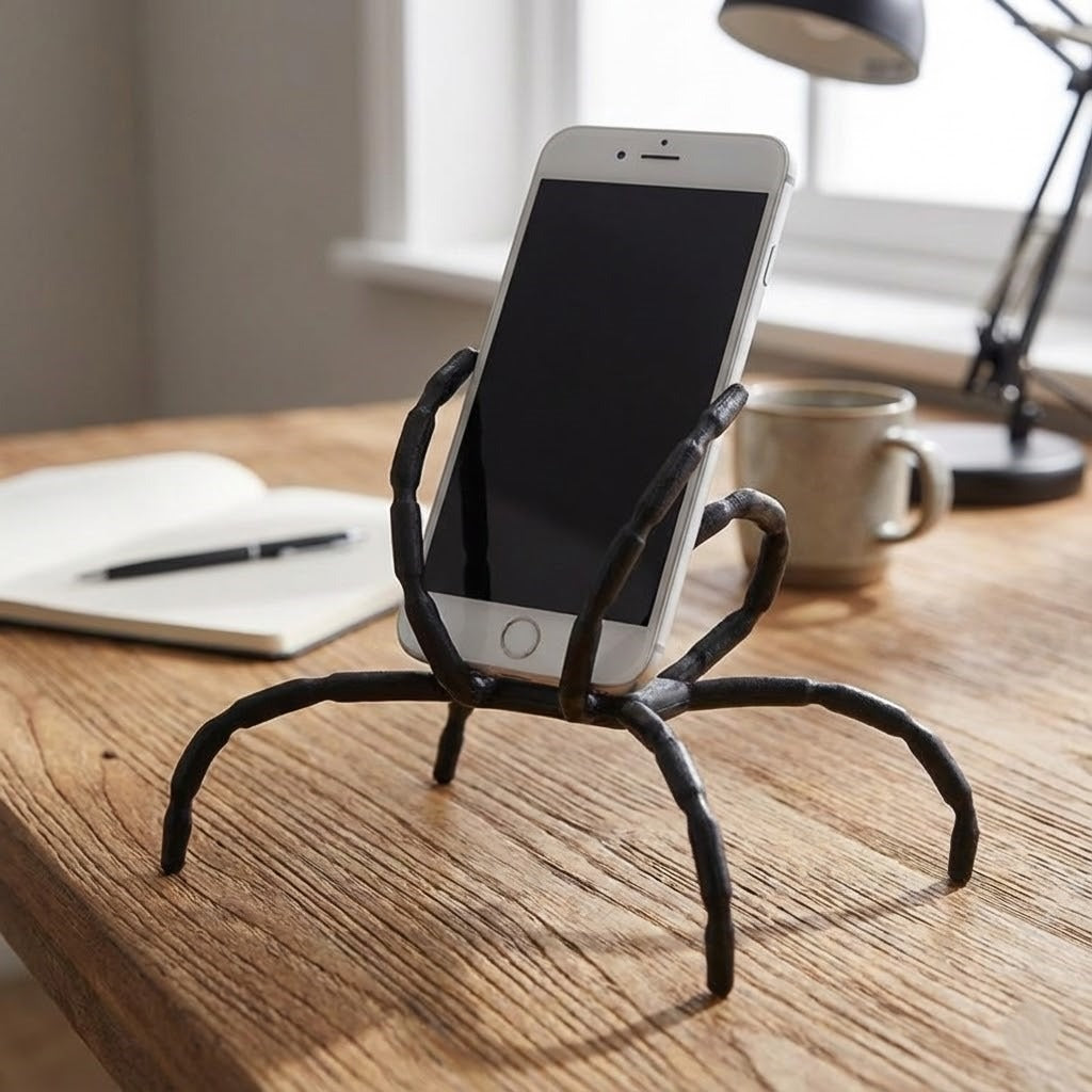 OctoGrip | Flexibele telefoonhouder met spinpoten – Verstelbare 360°-standaard voor smartphones