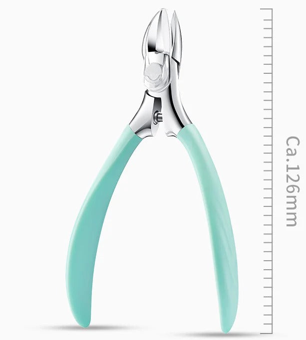Trimly | Teennagelknipper met gebogen precisieblad – Ergonomisch, veilig, roestvrij staal