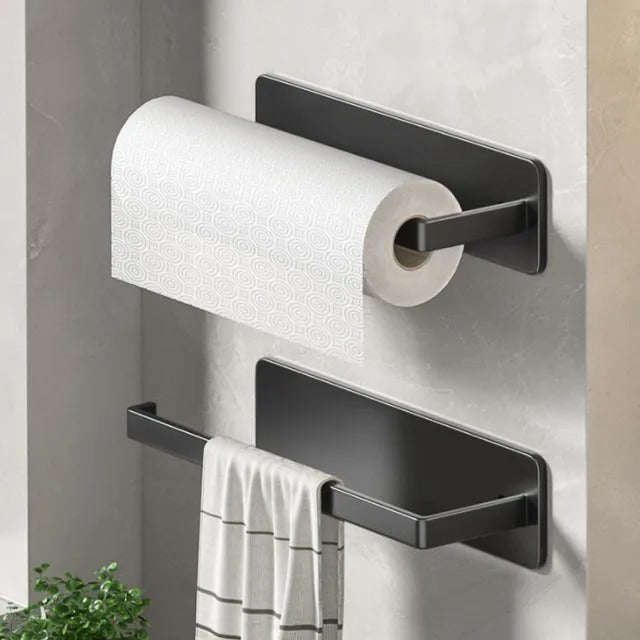 RollDock | Magnetische papieren handdoekhouder voor koelkast - Extra sterk, wandmontage