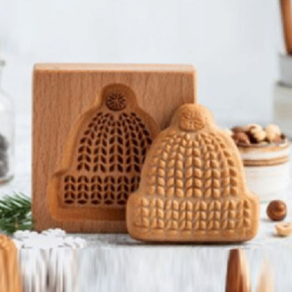 TimberBake | Koekjesvorm met houtmotief – Bakvorm, Vakantie- & DIY-koekjesdecoratiegereedschap