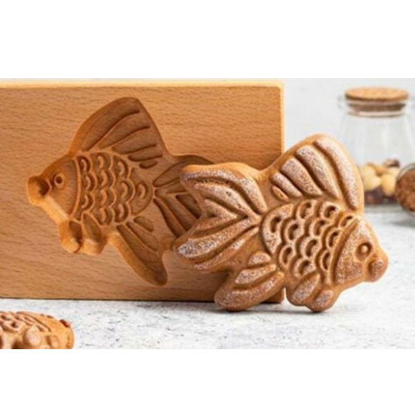 TimberBake | Koekjesvorm met houtmotief – Bakvorm, Vakantie- & DIY-koekjesdecoratiegereedschap