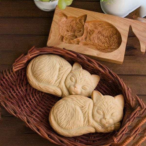 TimberBake | Koekjesvorm met houtmotief – Bakvorm, Vakantie- & DIY-koekjesdecoratiegereedschap