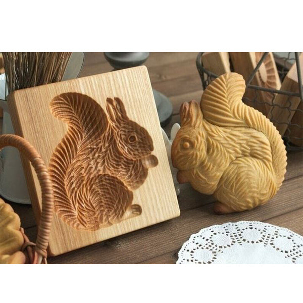 TimberBake | Koekjesvorm met houtmotief – Bakvorm, Vakantie- & DIY-koekjesdecoratiegereedschap