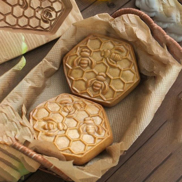 TimberBake | Koekjesvorm met houtmotief – Bakvorm, Vakantie- & DIY-koekjesdecoratiegereedschap