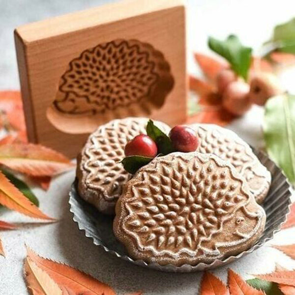 TimberBake | Koekjesvorm met houtmotief – Bakvorm, Vakantie- & DIY-koekjesdecoratiegereedschap