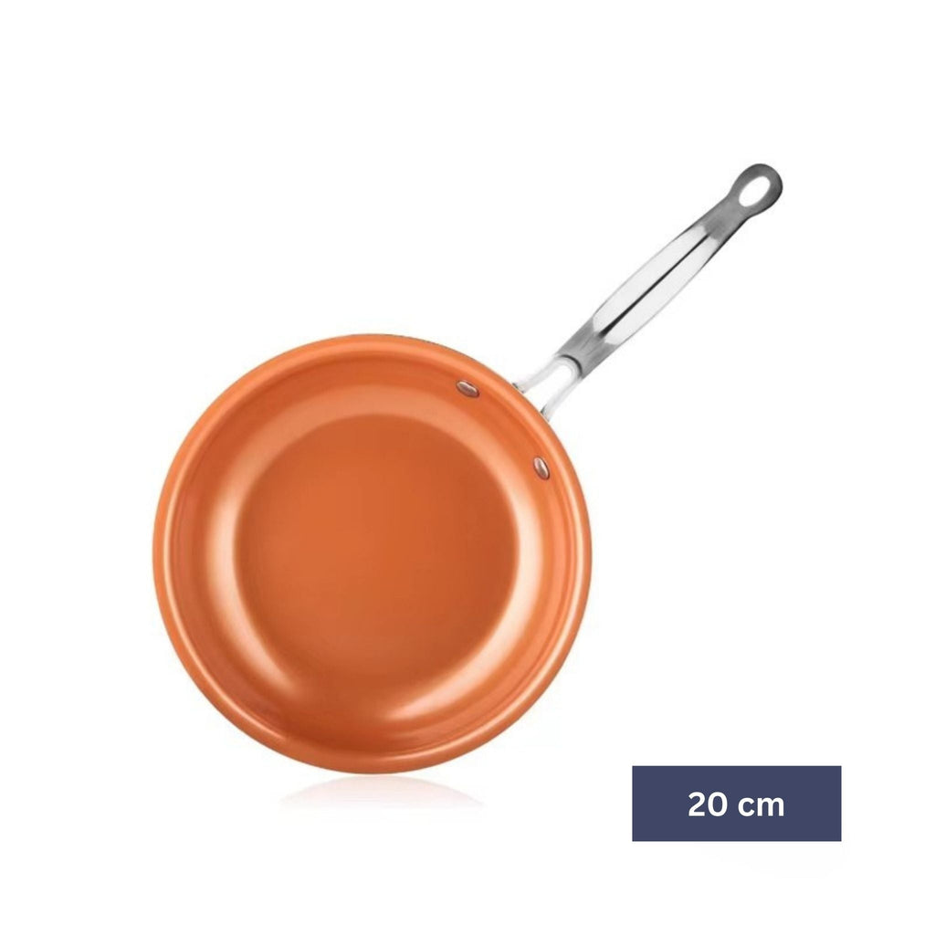 ChefLoom | Premium koperen kookpan – gelijkmatige warmteverdeling en precisiekoekenpan voor gastronomische maaltijden