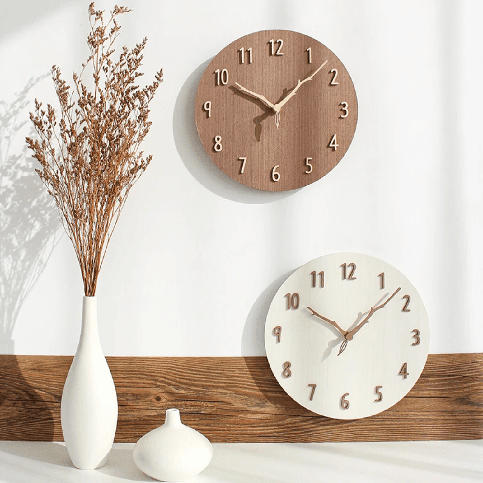 CraftClock | Elegante en creatieve houten wandklok