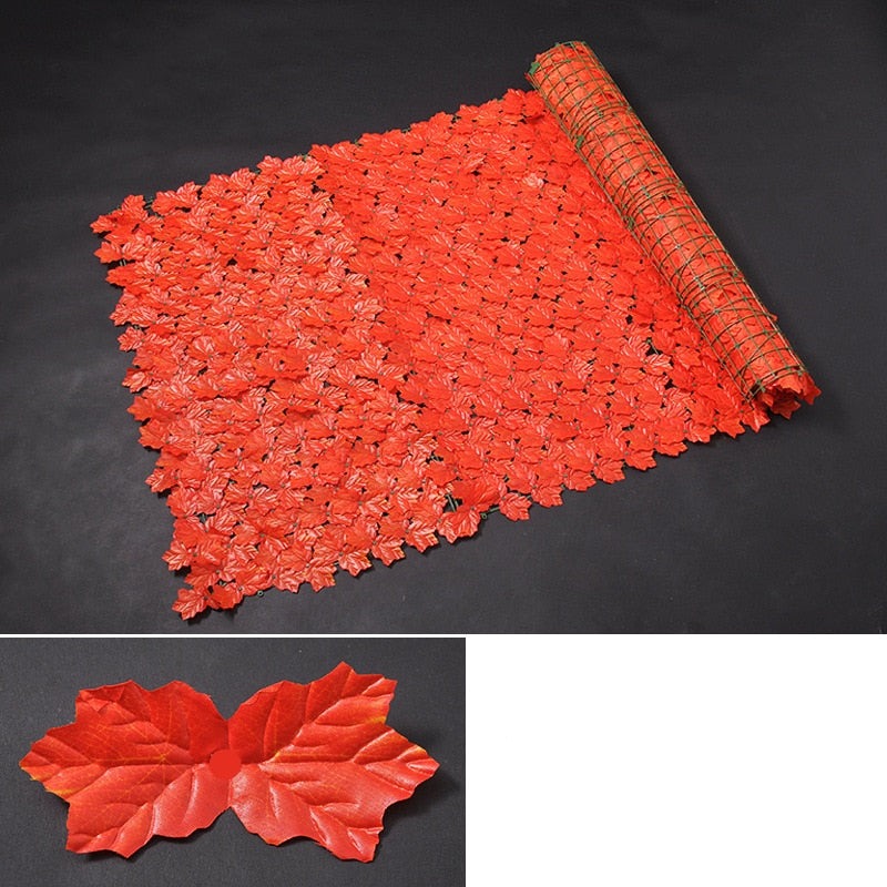 LeafBarrier | Kunstmatige privacy schuttingpanelen – kunstmatige klimopblad-scherm
