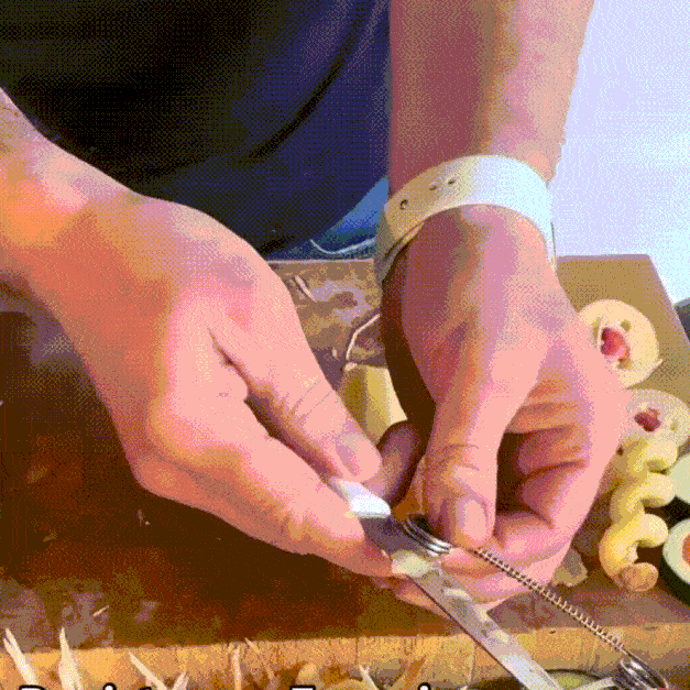 EdgeSwift | Snel snijmes – Roestvrijstalen keukenmes voor fruit en groenten