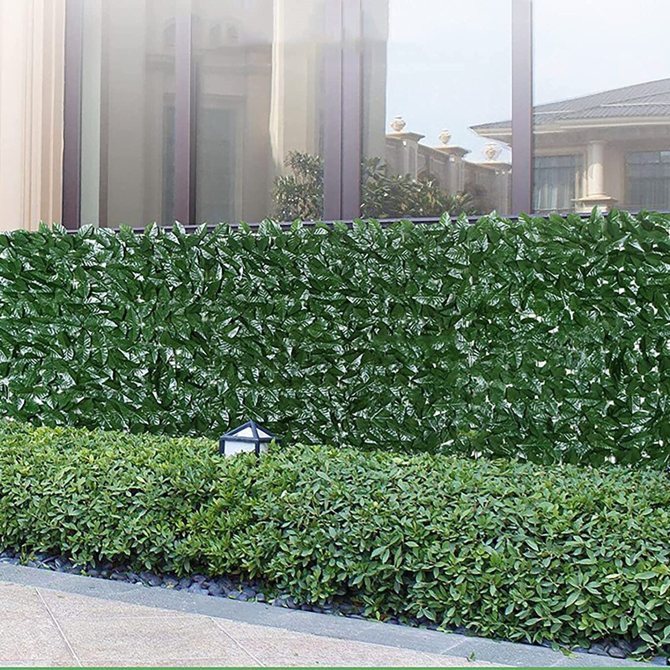 LeafBarrier | Kunstmatige privacy schuttingpanelen – kunstmatige klimopblad-scherm