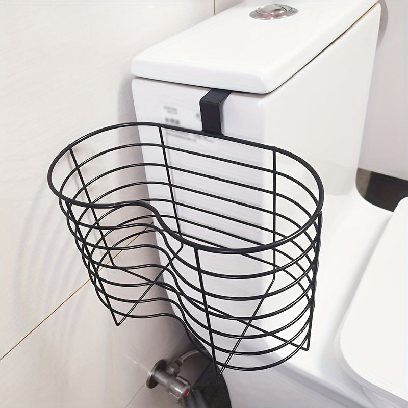 HangRoll | 4-Rollen Hangende Toiletpapierhouder – Metaal, Boorloos, Stevige Badkameropslag