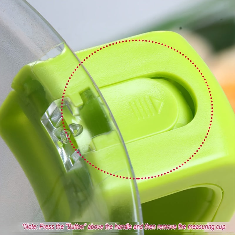 ScaleCup | Compacte digitale keukenweegschaal met LCD-scherm, precieze maatbeker, beker