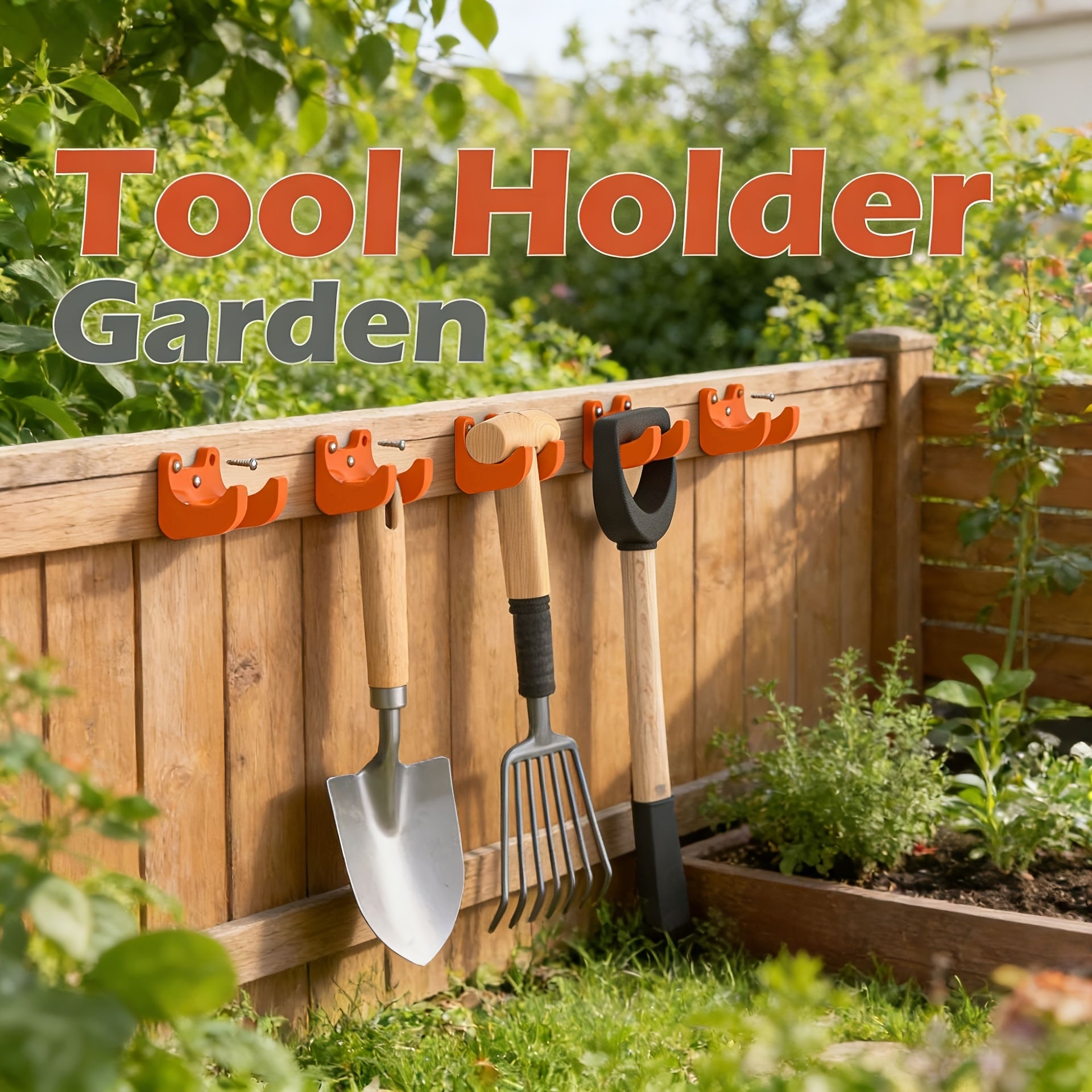 ToolAnchor | Tuingereedschap Houder – Wandgemonteerde Opbergrek voor Bezem, Schep, Hark & Schoffel