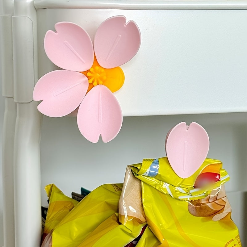 SakuraClip | Roze Kersenbloesem Koelkastmagneet Clip – Decoratieve Bloemenmagneet voor Keuken