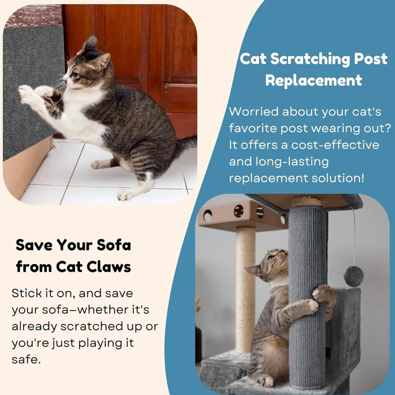 ClawZone |  Kattenkrabmat – Anti-kras meubelbeschermer, milieuvriendelijk polyester