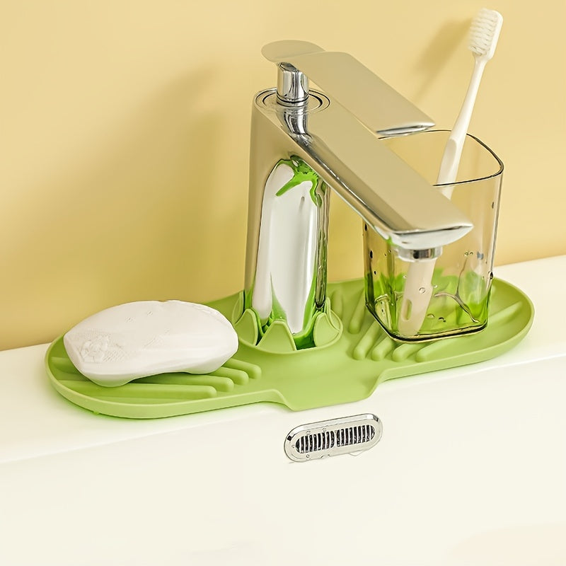 SinkGuard | Keuken Afdruipmat – Spatbestendige Waskom Beschermer & Opberger