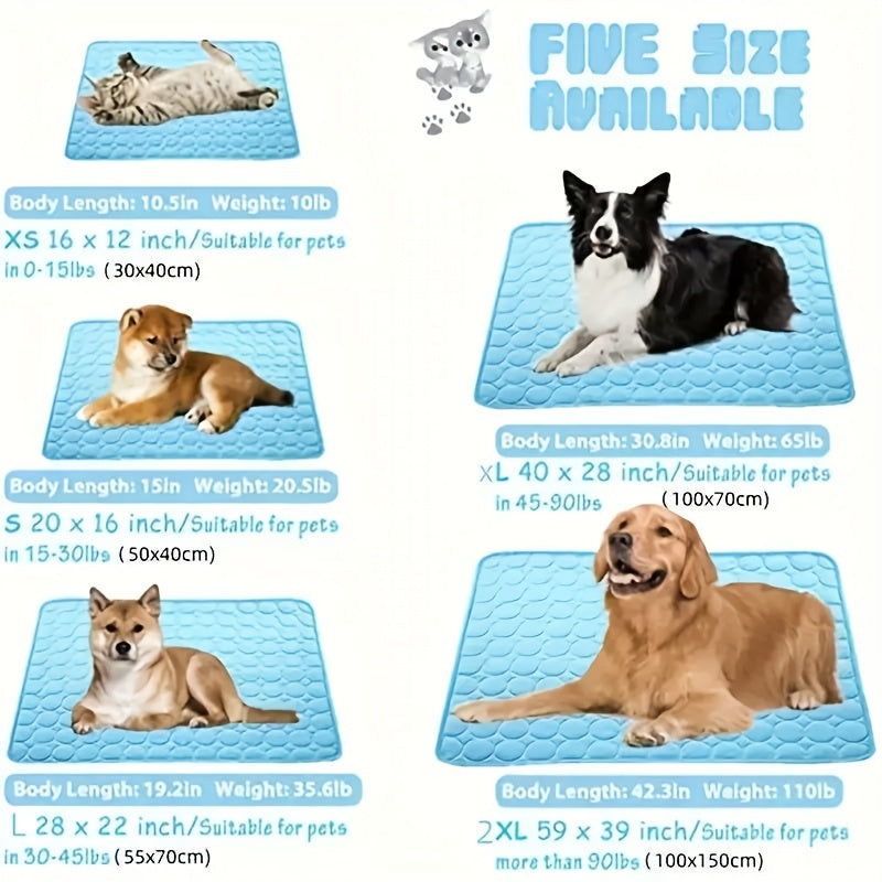 ArcticPup | Koelkussen voor honden - IJs-Silky Ademende Mat, Lichtgewicht, Niet-Elektrische Hitteverlichting