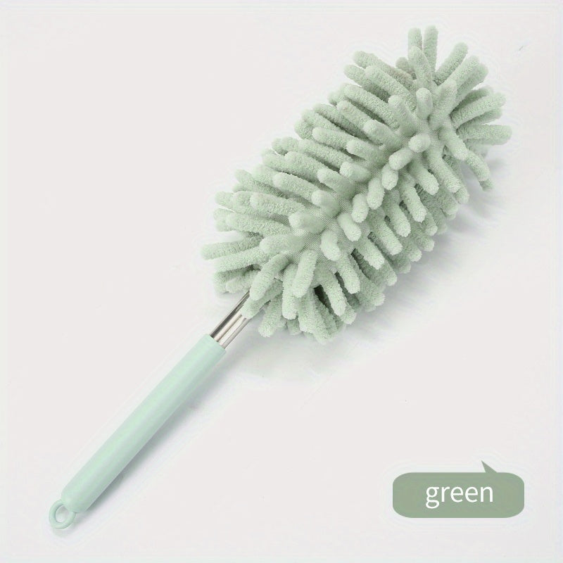 FluffSwipe | Telescopische Microfiber Chenille stofdoek - Uitschuifbaar, Flexibel