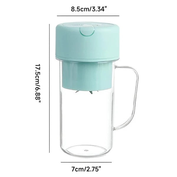 BlendGo | Draagbare USB Blenderbeker – 420ml Smoothies & Shakes, Reisbureauvriendelijk