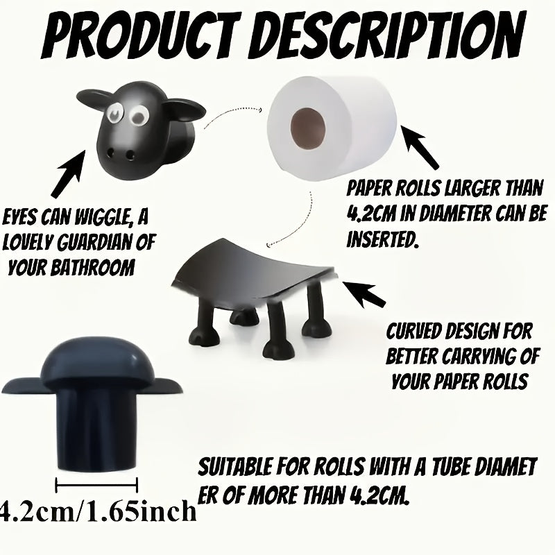 ToiletSheep | 3 leuke schapenrolhouders – Speelse badkamer- en toiletaccessoires