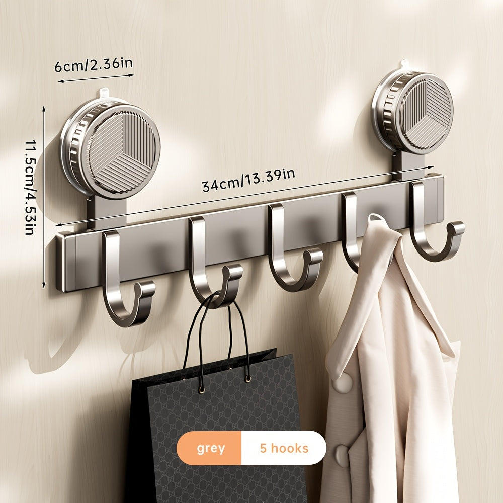 SureGrip | Zwaar uitgevoerde zuignaphaak – Deurorganizer voor handdoeken, jassen, sleutels