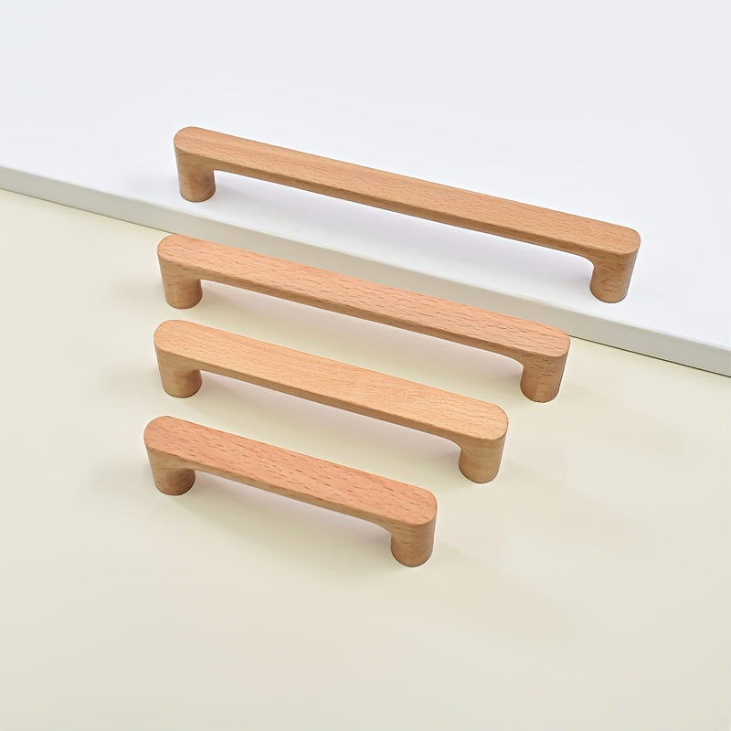 NaturaGrip | Houten kastgrepen – beuken en walnoot, moderne rustieke beslag