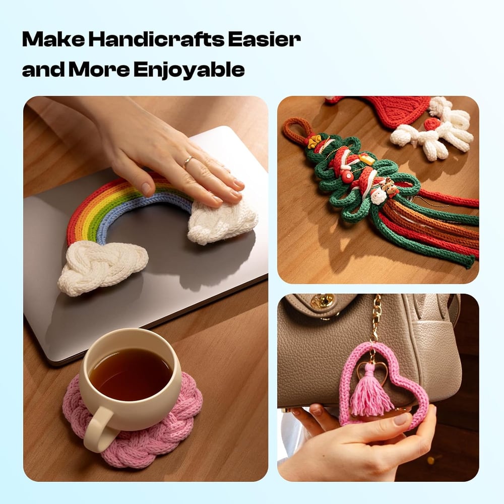 Cordify | Automatische koordmaker – doe-het-zelf-gereedschap voor breien en vlechten