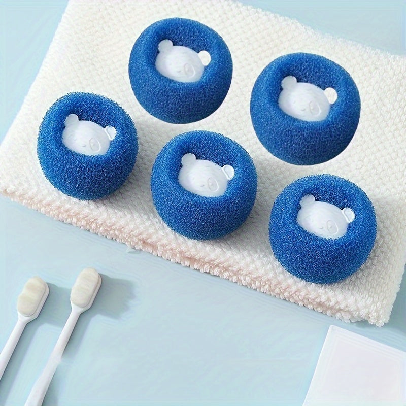 FluffBalls | Wasmachine Schoonmaakballen - 3/5 stuks, haar- en vlekverwijdering, herbruikbare wasballen voor kleverig vuil