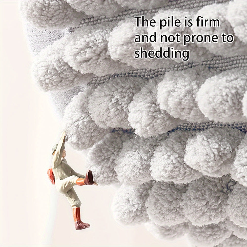 SafeCorner | L-vormige antislip pluche douchemat voor in de hoek – Absorberend badkamerkleed