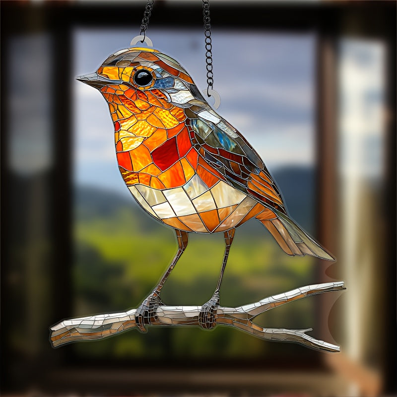 SunFlutter | Acryl Vogel Zonneschijnvanger, Hangende Muurdecoratie
