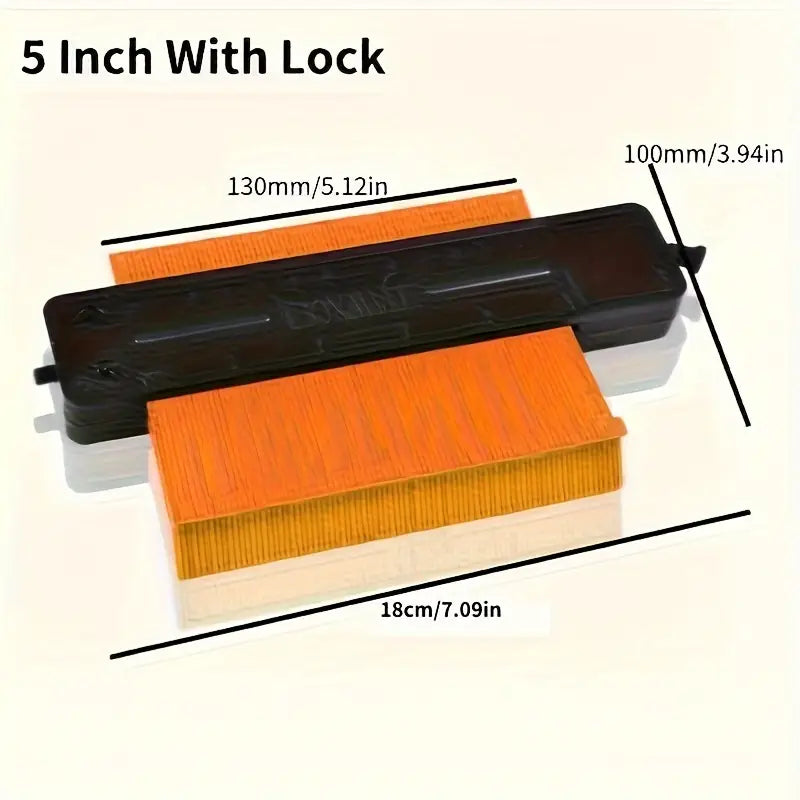 ExactoForm | Contourmeterprofielgereedschap met vergrendeling – Kopieer onregelmatige vormen