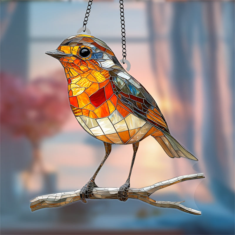 SunFlutter | Acryl Vogel Zonneschijnvanger, Hangende Muurdecoratie