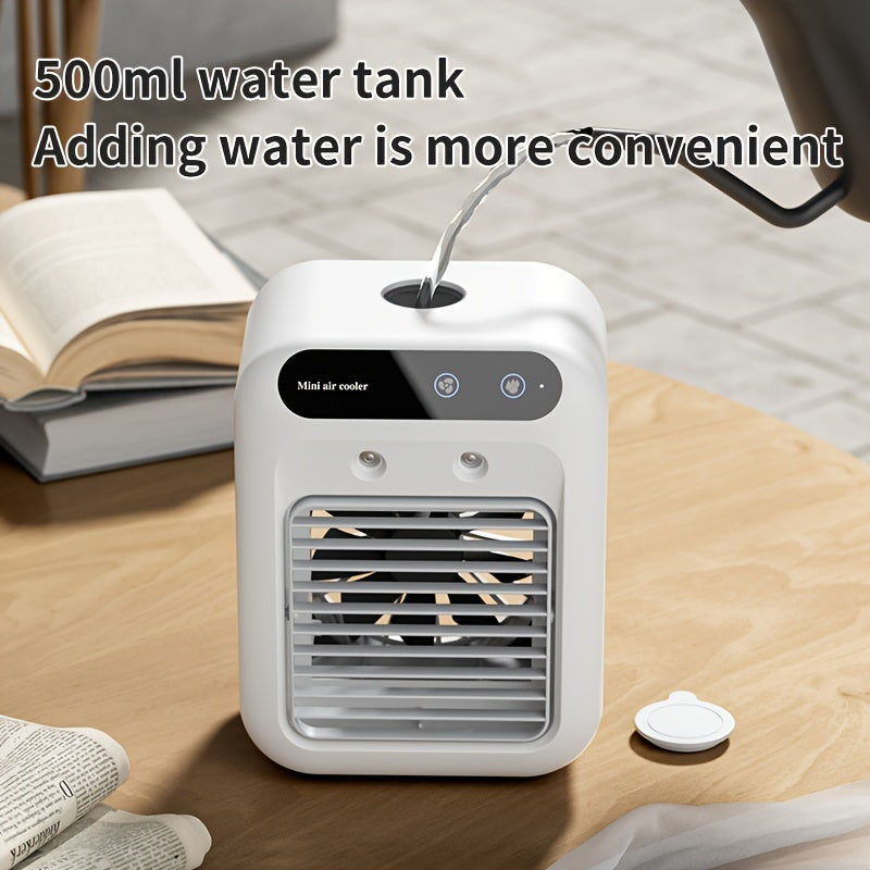 ChillAir | USB mini-airconditioningventilator - Draagbare Koude Ventilator & Nevelkoeling